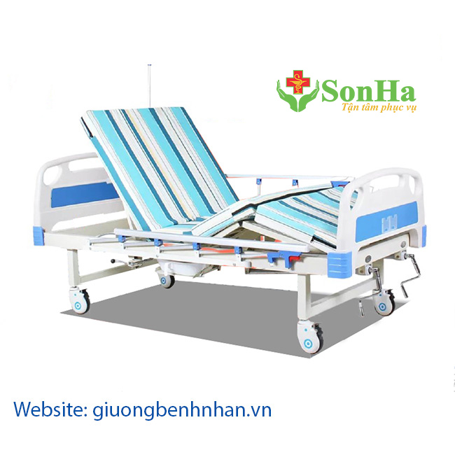 Giường Bệnh Nhân Có Bô Vệ Sinh NKM-B02T